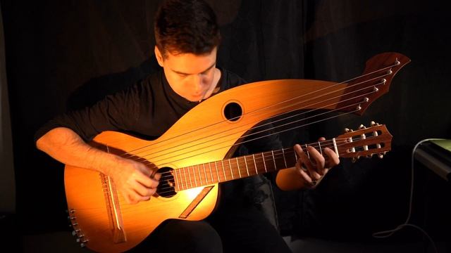 Can't Help Falling in Love - 18 String Harp Guitar Cover - Jamie Dupuis смотреть онлайн
