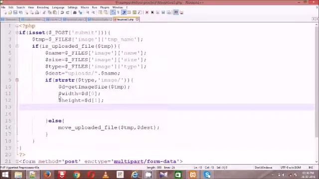 Php Tutorials || Simple PHP File Upload Part - 2 (With Height and Width ) смотреть онлайн