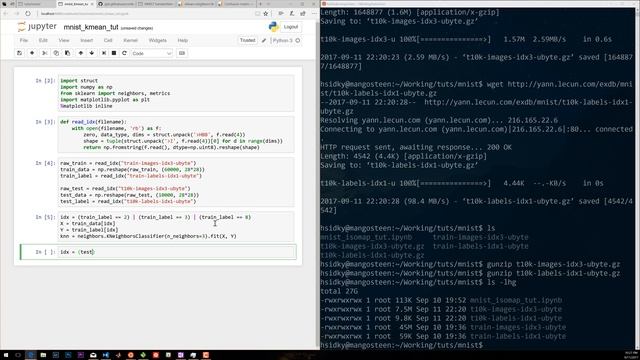 K-Nearest Neighbor Classification MNIST Handwritten Digits смотреть онлайн