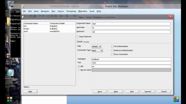 creating a new connection in sqlDeveloper смотреть онлайн