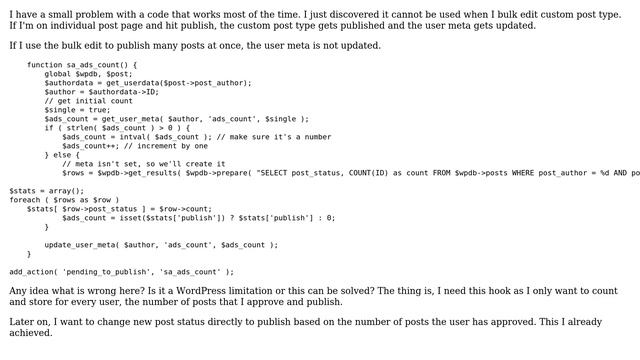 Wordpress: Update post meta on bulk edit / update смотреть онлайн