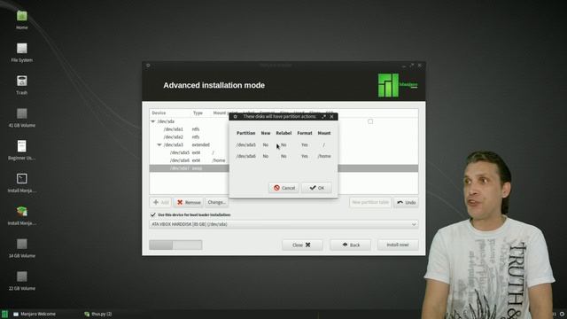 Manjaro Mania ::: Dual Boot Install смотреть онлайн