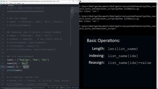 Beginner Python Tutorial #6 - Introduction to Lists in Python смотреть онлайн