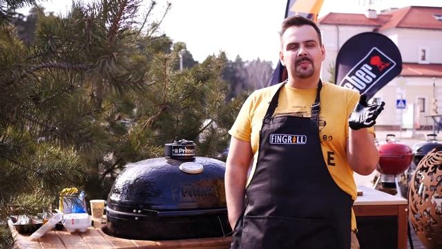 Рецепт | Ростбиф с горчичной обмазке с овощами | Гриль рецепт смотреть онлайн