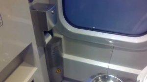 Туалет в плацкартном вагоне Польша