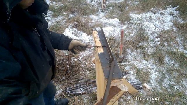 Как согнуть арматуру для фундамента. смотреть онлайн