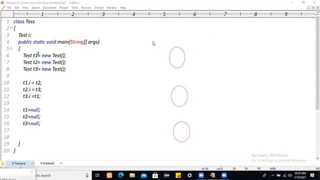 Garbage Collection |Making an Object Eligible for GC part03 смотреть онлайн