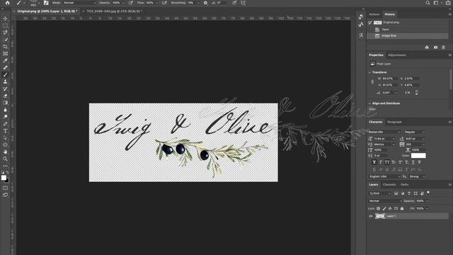 Quick Tutorial on Making a Watermark Brush in Photoshop смотреть онлайн
