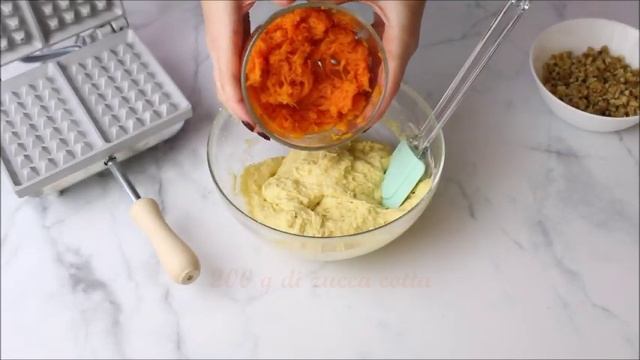 Waffles salati Zucca e Noci. Biscottiera n. 5040200 смотреть онлайн
