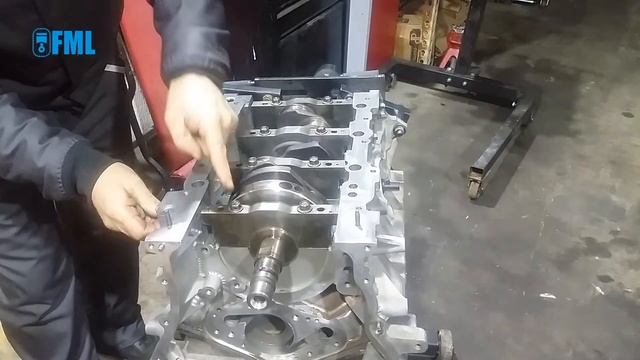 Запчасти и процесс сборки блока двигателя 2,7л. Додж, Крайслер смотреть онлайн