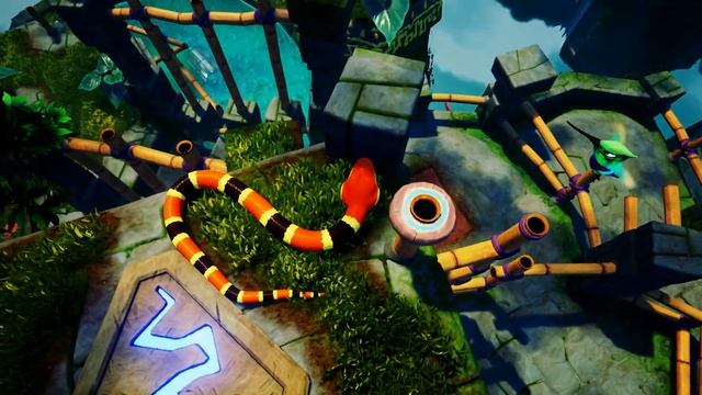 Let's Play... Snake Pass #4 - Lazy Lagoon [All Collectables] смотреть онлайн