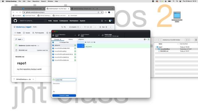 bbdemos.2 Github Cloning, Pushing, Coding Workflow - for p5js newbies смотреть онлайн