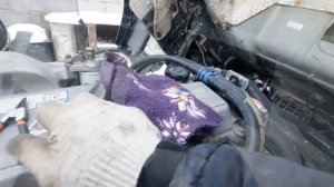 Замена сальника рулевого редуктора 7250 Hino-Ranger