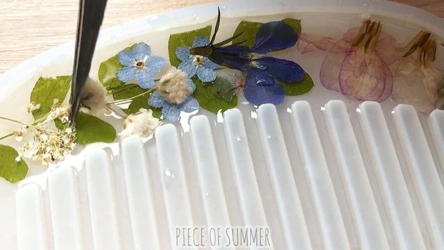 ?ГРЕБЕШОК ИЗ ЭПОКСИДНОЙ СМОЛЫ И ЖИВЫХ РАСТЕНИЙ/ ArtLine /PIECE OF SUMMER ? смотреть онлайн