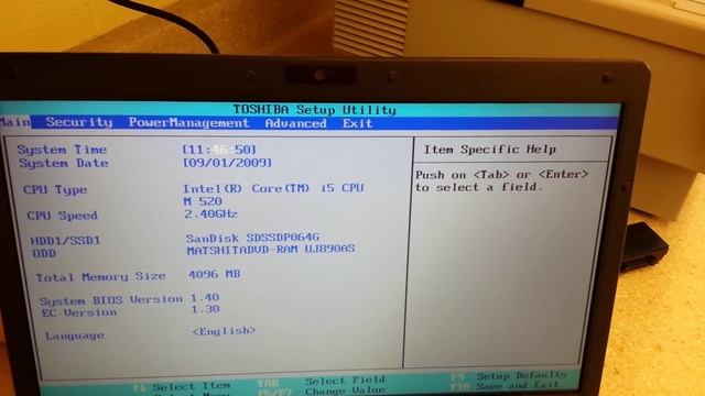 Changing BIOS Time - Tecra A11 смотреть онлайн