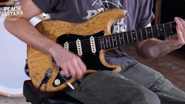 No Talking...Just Tones | Fender Custom Shop Limited Poblano Stratocaster Heavy Relic Aged Natural смотреть онлайн