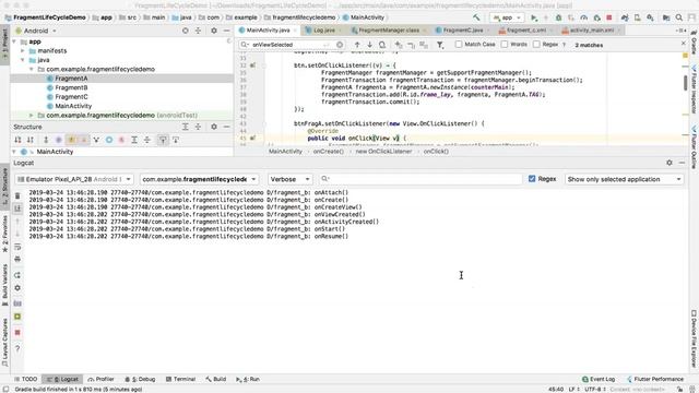 Fragment LifeCycle in Android (Part - 2) смотреть онлайн