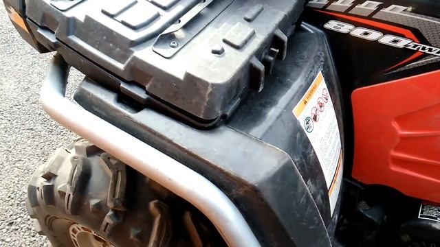 Разбор квадроцикла Polaris Sportsman 800 EFI чёрный смотреть онлайн