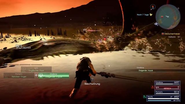 Walkthrough - Final Fantasy XV #141 - Menschenfresser смотреть онлайн