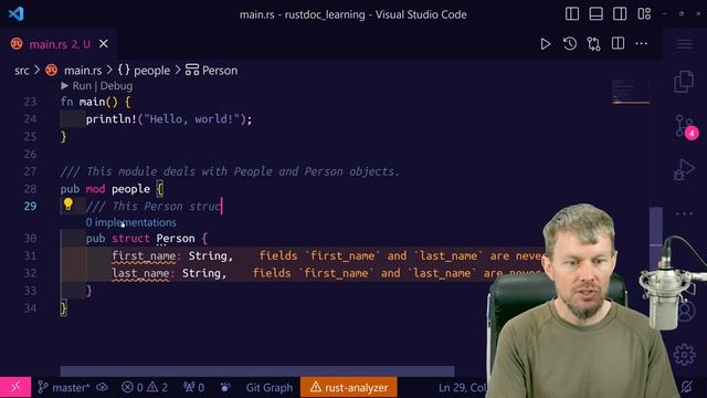 Intro Guide to Rust Documentation With Rustdoc ? Rust Tutorial for Developers смотреть онлайн
