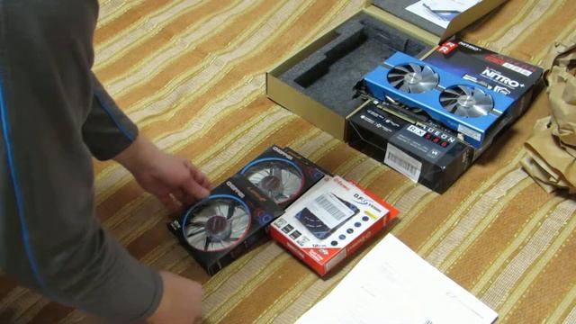 Распаковка посылки с Сomputeruniverse. SAPPHIRE NITRO+ Radeon RX 580 Special Edition 8 GB GDDR5. смотреть онлайн