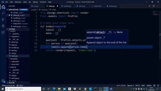 Django + Chart Js | How To Create Charts With Django and Chart Js смотреть онлайн