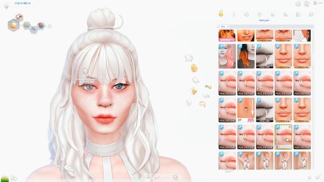 CAS SIMS 4 ❄️СНЕГУРОЧКА ❄️МЕЙКОВЕР СИМС 4 смотреть онлайн