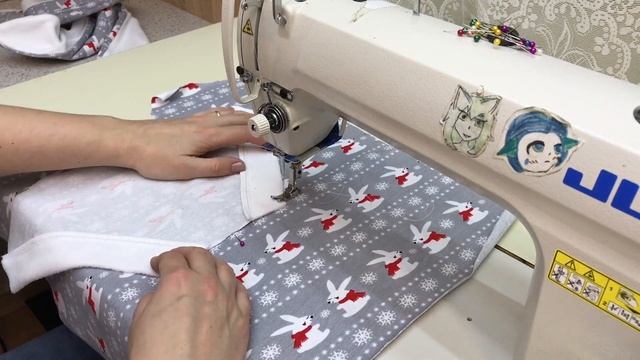 Шьем худи ЗАЙЧИК Часть 2 Пошив Новогодние принты Идеи подарков #шитьхуди #шьюдома #идеиподарков
