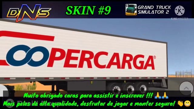 GRAND TRUCK SIMULATOR 2: SKIN #9, COOPERCARGA LOGISTICA, MERCEDES BENZ ACTROS TRUCK, Mobile game смотреть онлайн