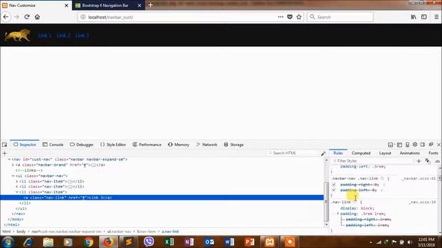 Bootstrap 4 Navbar Customization Part 1 смотреть онлайн