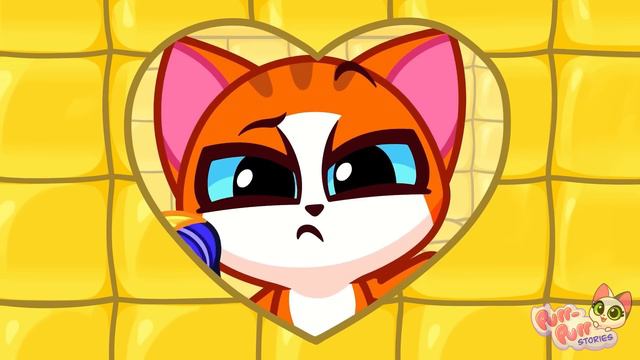 Don't Play With Food!🍉Healthy Eating Habiths For Kids || Purr-Purr Stories смотреть онлайн