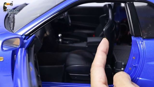 customized capo 1/8 Scale RC Racing Car GTR R34, special sound system, throttle sound and smoking. смотреть онлайн