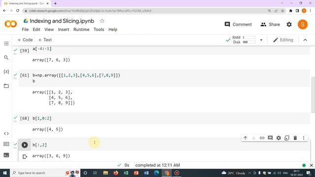 Indexing and Slicing in Numpy #Python #Numpy #Indexing #Slicing #Research #pioneerofsuccess смотреть онлайн