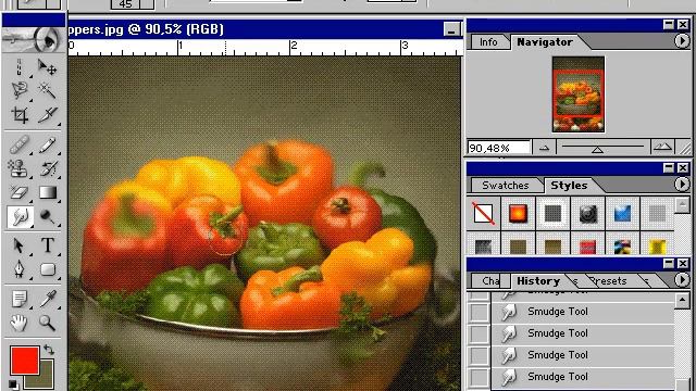 Урок 3.4 Инструменты Smudge и Dodge Photoshop смотреть онлайн