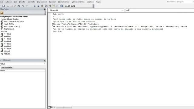 Convertir Excel a PDF con 2celdas y evitar parpadeo video Vba #003 смотреть онлайн