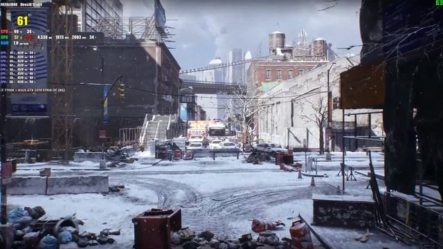 The Division - i7 7700K+ASUS GTX 1070 Strix OC Ultra Settings (Benchmark) смотреть онлайн