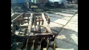 Борона дисковая тяжелая БДТ-3 | Нарезка  фрагментов ремонта и работы в агрегате с МТЗ-1221