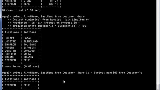 DBIntro:04AdvQueries:0Subqueries:LectureA смотреть онлайн