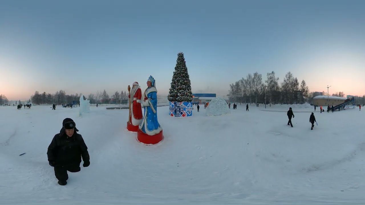 360 видео. Здравствуй Ёлка Новый год! смотреть онлайн