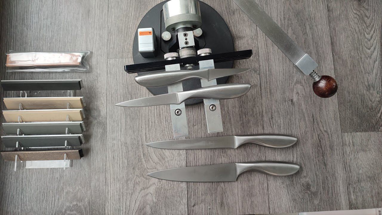 Заточка кухонного комплекта Gipfel X30Cr13, Косим 14а смотреть онлайн