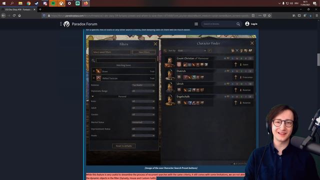 CK3 Dev Diary #59: Fantastic presets and where to save them смотреть онлайн