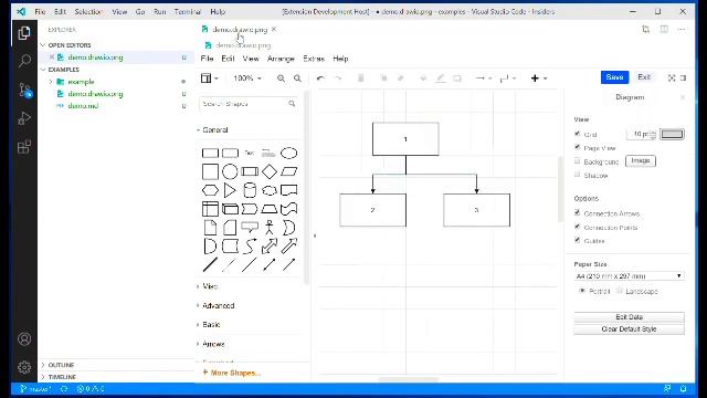 Create Diagrams in VS Code with Draw.io смотреть онлайн