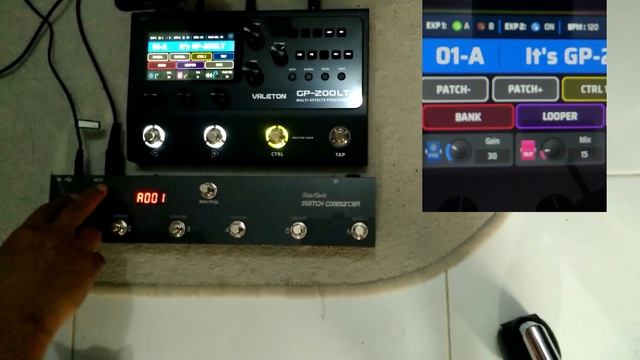 Valeton GP200LT With Midi Controller