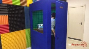 Тест на звукоизоляцию, звукоизоляционная кабина IzoRoom Standart