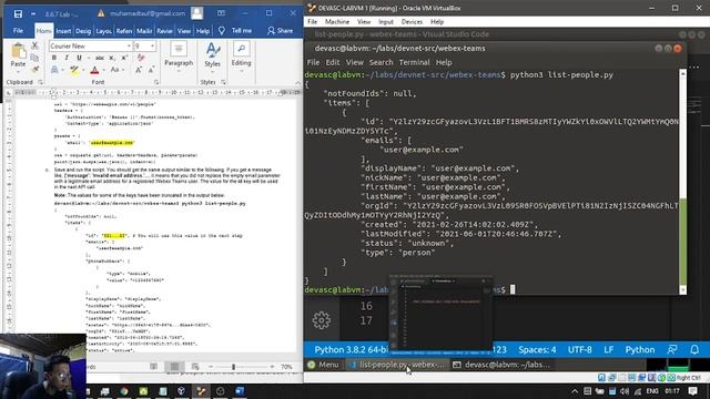 8 6 7 Lab Construct a Python Script to Manage Webex Teams смотреть онлайн
