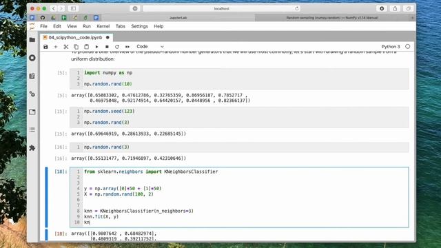 4.6 NumPy Random Number Generators (L04: Scientific Computing in Python) смотреть онлайн