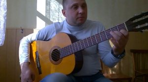 Уроки гитары.Этюд- Калинин. 1