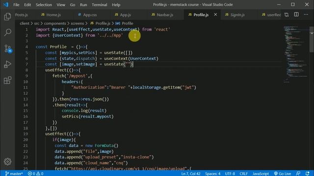#43 Saving updated Profile pic in database | MERN stack tutorial | Instagram clone смотреть онлайн