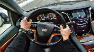 2015 Cadillac Escalade 6.2 AT - POV TEST DRIVE