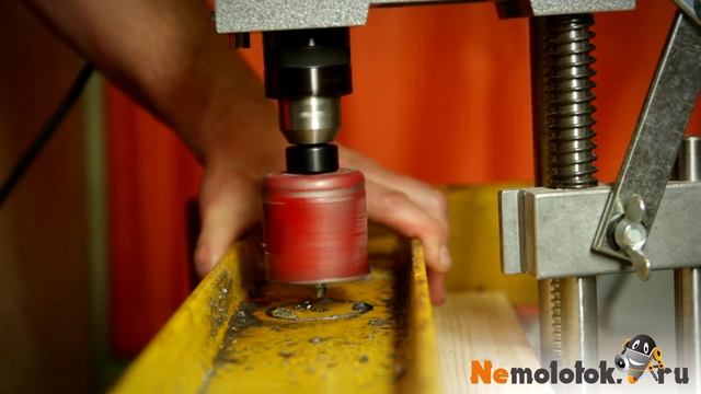 Сверлим швеллер корончатым сверлом Morse!